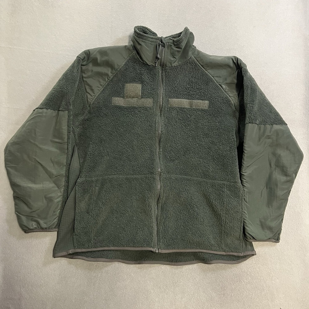 US Army ECWCS Gen III Level 3 Fleece Jacket Large Regular Green Cold Weather